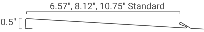Craftsman Steel Lap Siding Size