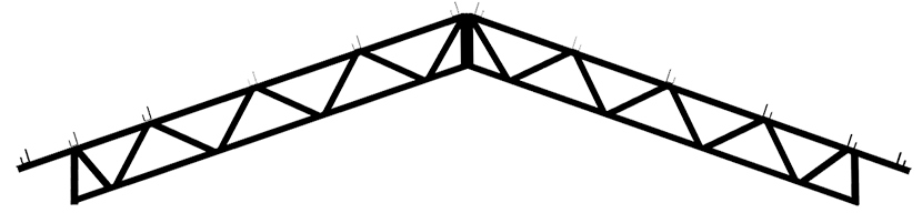 Steel Trusses Product Ftruss P002 Component Overhead Gable