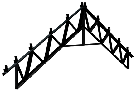 Steel Trusses Product Ftruss P001 Component Side Angle Gable 2022