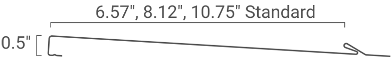 Craftsman Steel Siding Product Crlap P007 Dimensions